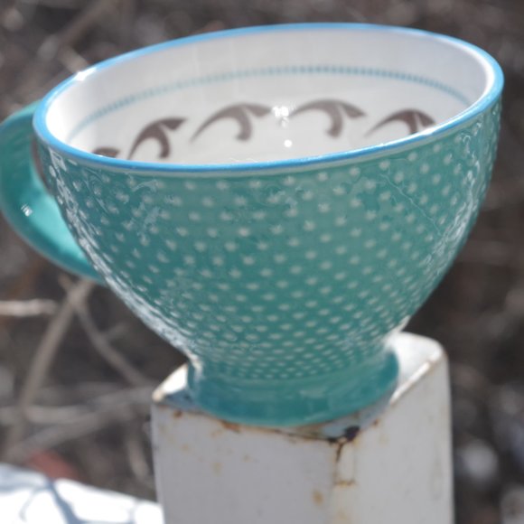 Native American Turquoise And Brown Mug By Native Home - Picture 7 of 9